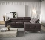 Γωνιακός καναπές Soreko-Καφέ-Αριστερή - Image 2