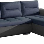 Γωνιακός καναπές Otto-Γκρι - Μπλε-Δεξιά