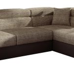 Γωνιακός καναπές Antony-Καφέ - Μπεζ-Δεξιά