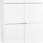 Ντουλάπα Young δίφυλλη με τραπέζι-Λευκό