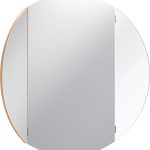 Καθρέπτης Simple Round-Φυσικό