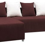 Γωνιακός καναπές Odette-Καφέ σκούρο