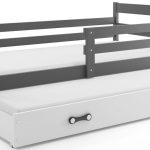 Παιδικό Κρεβάτι Puzzle II-Γραφίτης-190 x 80