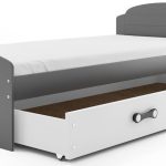 Κρεβάτι Lilena-Γραφίτης - Λευκό