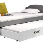 Κρεβάτι Lilena II-Γραφίτης - Λευκό