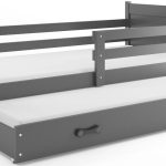 Κρεβάτι Riccon II-Γραφίτης-190 x 80