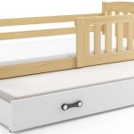 Παιδικό Κρεβάτι Dorian II-Φυσικό - Λευκό-200 x 90