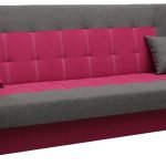 Καναπές - κρεβάτι Alistar-Γκρι - Ροζ