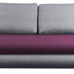 Καναπές - κρεβάτι Ribod-Μωβ - Γκρι