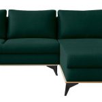 Γωνιακός καναπές Vanila-Prasino-Αριστερή