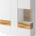 Βιτρίνα χαμηλή Selki plus-Leuko Fusiko