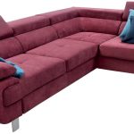 Γωνιακός καναπές Loriana-Αριστερή-Μπορντώ