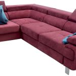 Γωνιακός καναπές Loriana-Δεξιά-Μπορντώ