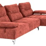 Γωνιακός καναπές Scorpio-Αριστερή-Kokkino