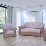 Σετ σαλονιού Alicja-Cappuccino