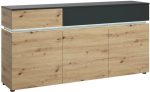Μπουφές Glimmer 3D2S-Fusiko-Mavro - Image 5