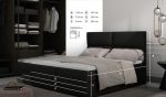 Επενδυμένο κρεβάτι Alert-140 x 200-Sapio milo - Image 4
