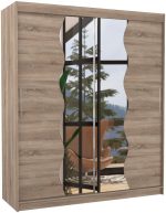 Ντουλάπα Ozark 180 συρόμενη-Drus Skouro