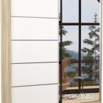 Ντουλάπα Morte 180 συρόμενη-Drus-Leuko