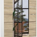 Ντουλάπα Scott 180 συρόμενη-Leuko - Drus