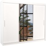 Ντουλάπα Zakaria 250 συρόμενη-Leuko