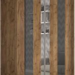 Ντουλάπα Nabi 120 συρόμενη-Fusiko-Mavro