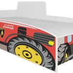 Παιδικό Κρεβάτι Agrotruck-140 x 70-Kokkino