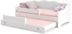 Παιδικό Κρεβάτι Haidi ΙΙ plus-Roz-Leuko