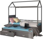 Παιδικό Κρεβάτι Umea-180 x 80-Χωρίς προστατευτικό-Gkri