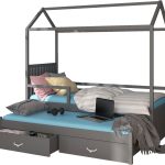 Παιδικό Κρεβάτι Umea-180 x 80-Με προστατευτικό-Gkri