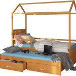 Παιδικό Κρεβάτι Umea-200 x 90-Με προστατευτικό-Fusiko