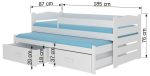 Παιδικό Κρεβάτι Camaro-180 x 80-Με προστατευτικό-Leuko - Image 3