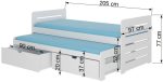 Παιδικό Κρεβάτι Mirko-200 x 90-Χωρίς προστατευτικό-Fusiko - Image 3