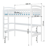 Κουκέτα Clara II-180 x 80-Fusiko - Image 3