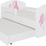 Παιδικό Κρεβάτι Belosso-Με προστατευτικό-Leuko-Roz-Lila