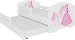 Παιδικό Κρεβάτι Belosso-Με προστατευτικό-Leuko-Roz-Lila