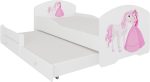 Παιδικό Κρεβάτι Belosso-Χωρίς προστατευτικό-Leuko-Roz-Lila