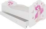 Παιδικό Κρεβάτι Leomari-160 x 80-Χωρίς προστατευτικό-Leuko-Roz