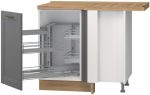 Επιδαπέδιο γωνιακό ντουλάπι Tahoma R-UG-1KMC-Γραφίτης-Αριστερά - Image 2