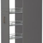 Επιδαπέδιο ντουλάπι ψηλό Tahoma K23-30-1KZ-Γραφίτης