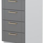Επιδαπέδιο ντουλάπι Tahoma R-45-4F-Γραφίτης