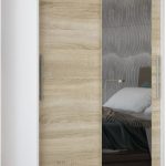 Ντουλάπα Condra 100 συρόμενη-Leuko Fusiko