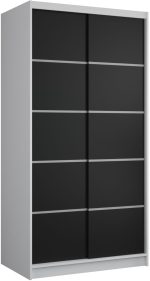 Ντουλάπα Frule 100 συρόμενη-Leuko-Mauro