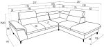 Γωνιακός καναπές Alegar-Somon-Αριστερή - Image 2
