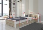 Παιδικό Κρεβάτι Avanta plus-200 x 90-Leuko - Gkri anoixto - Image 3