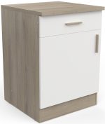 Επιδαπέδιο ντουλάπι Poppy 60-Fusiko-Leuko - Image 6