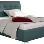 Επενδυμένο κρεβάτι Amber-Petrol-160 x 200