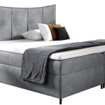 Επενδυμένο κρεβάτι Bergamo-Gkri-180 x 200