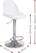 Σκαμπό μπαρ Stacie-Leuko - Image 3