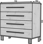 Συρταριέρα Picaso - Image 4